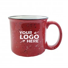 Custom Ceramic Campfire Mugs with Laser Engraved Logo